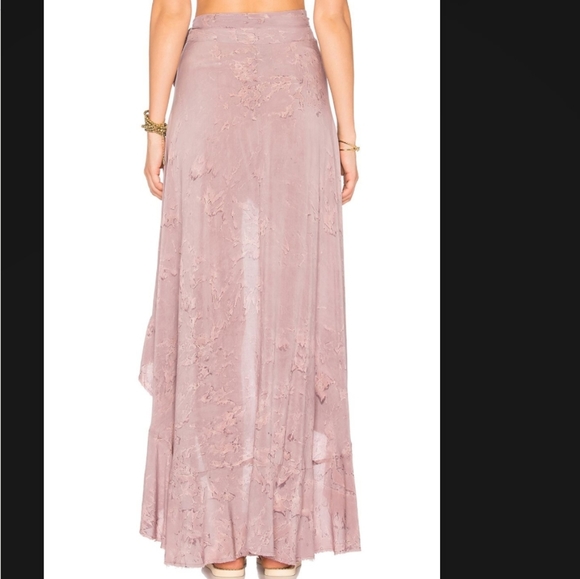 Blue Life Aura Wrap Skirt in Rain Violet - Picture 3 of 3